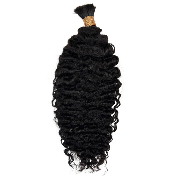 Burmese Curly Bulk Human Hair Extensions