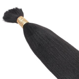Yaki Straight Bulk Human Hair Extensions