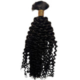 Kinky Curly Bulk Human Hair Extensions